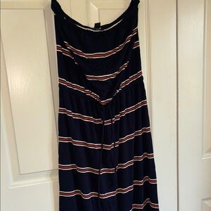 Navy Striped Dress by J.Crew